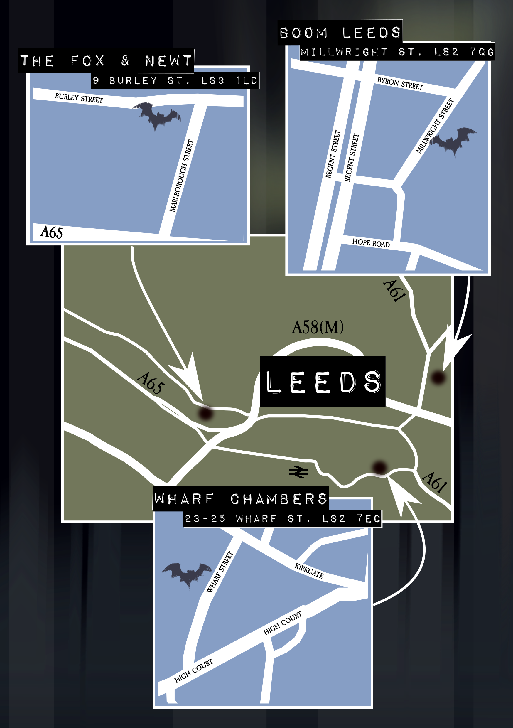 Leodis Requiem Venue Map